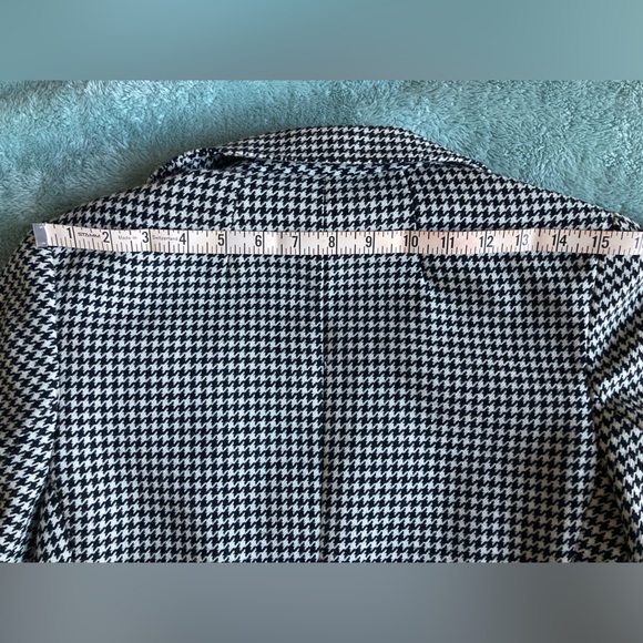 Vintage Rivera wool blend blazer houndstooth - Picture 7 of 9